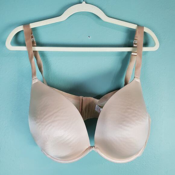 Serenada Cream Plunge Underwire Bra Size 42DD - Picture 1 of 4